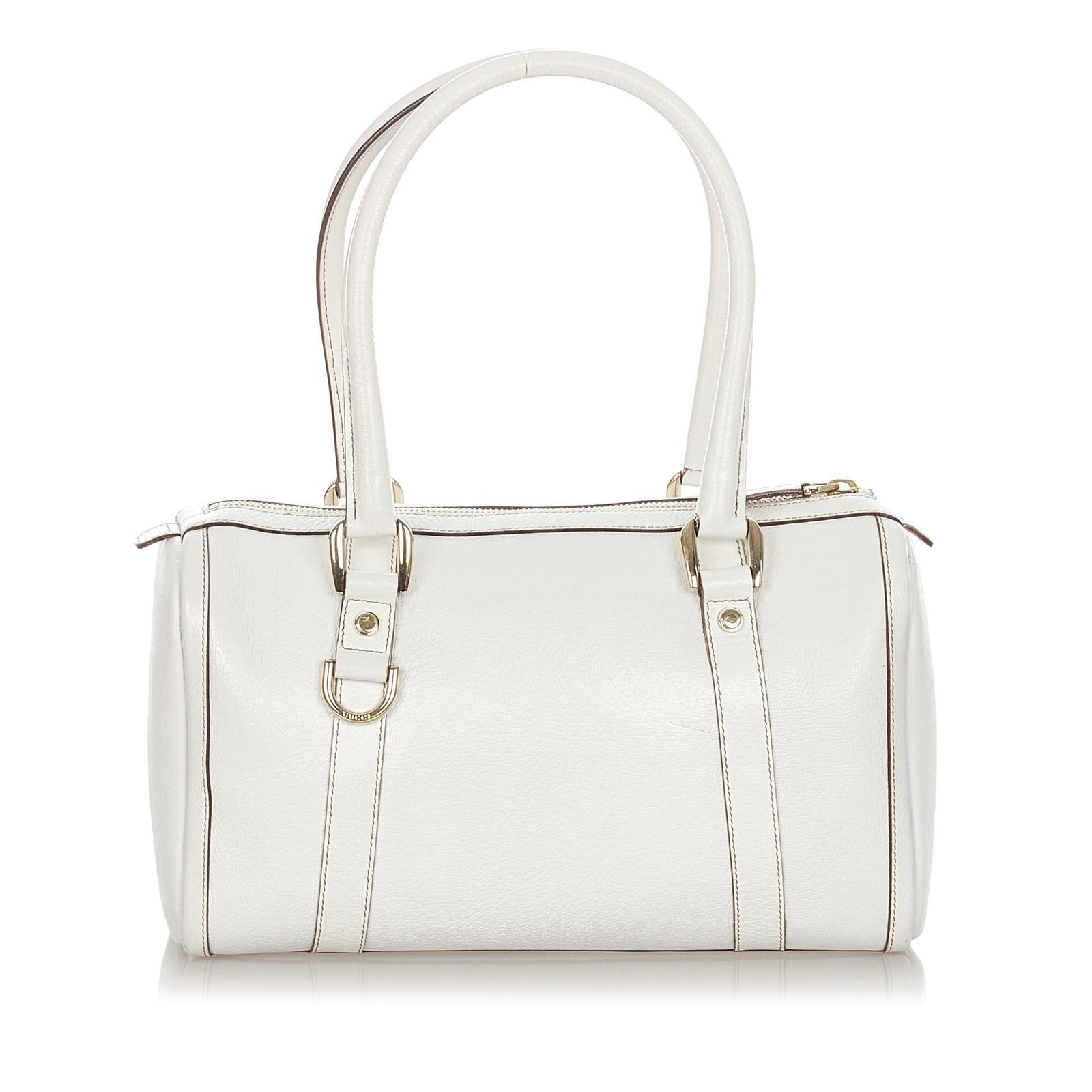 Gucci Abbey Leather Boston Bag - Image 5