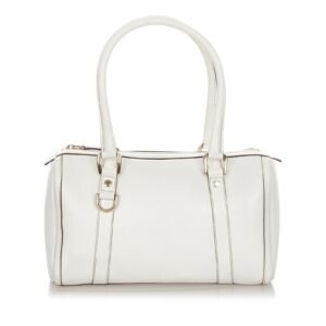 Gucci Abbey Leather Boston Bag