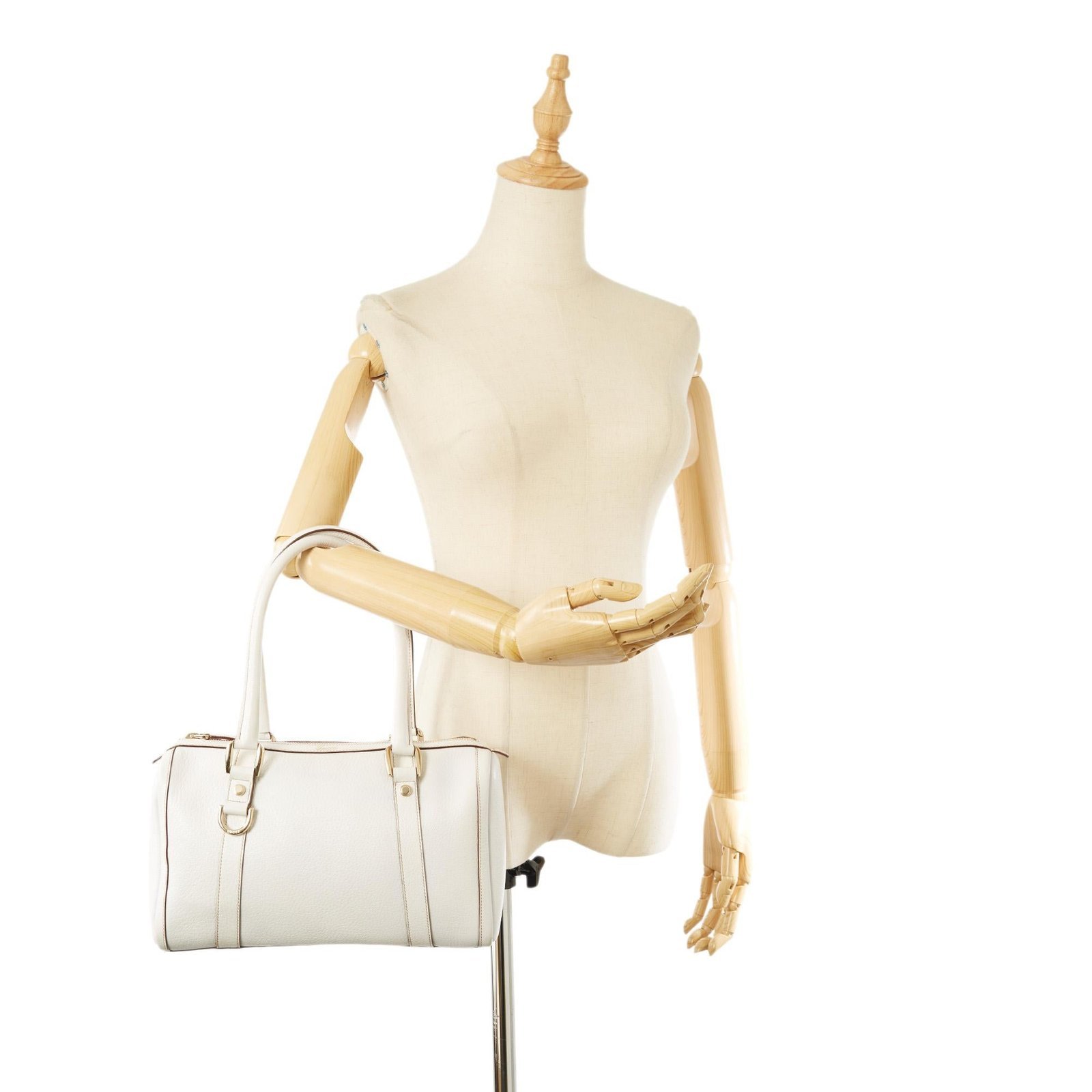 Gucci Abbey Leather Boston Bag - Image 7