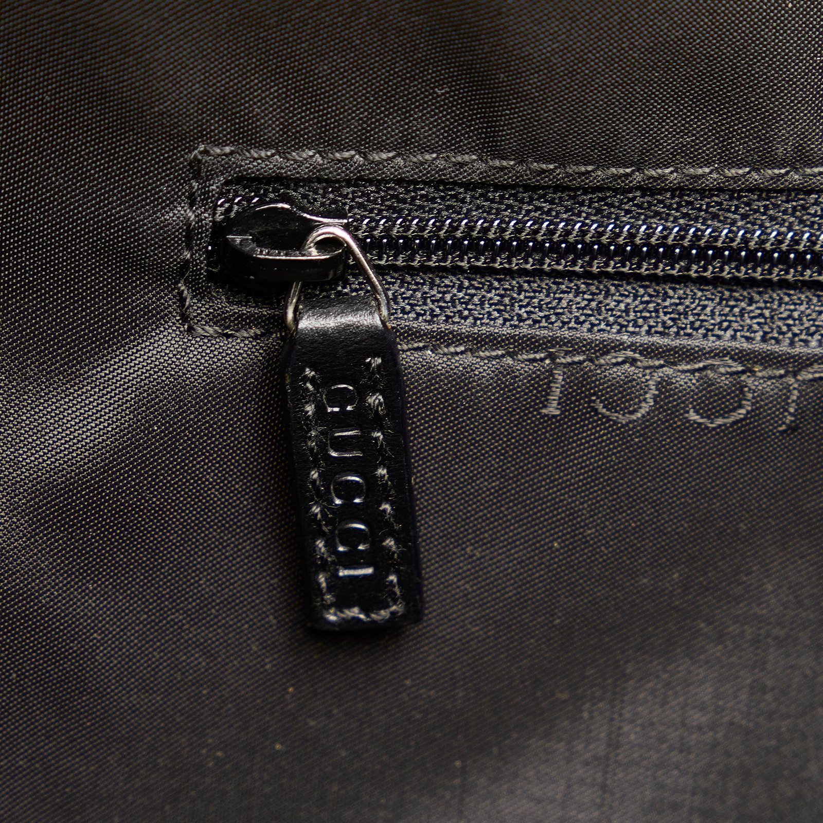 Gucci Bamboo Canvas Satchel - Image 9