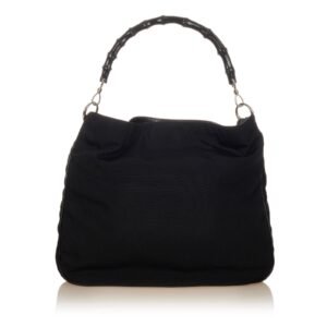 Gucci Bamboo Canvas Satchel