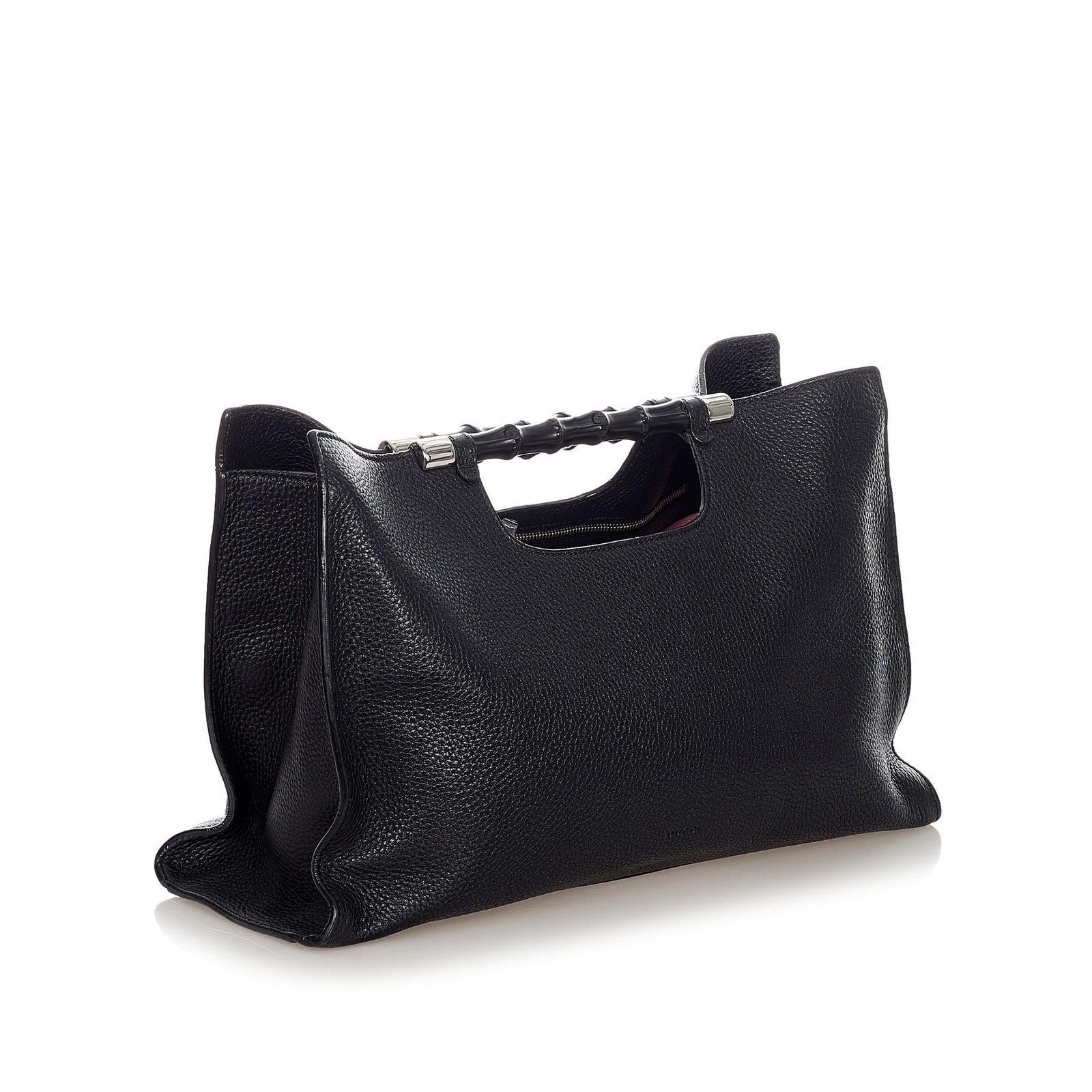 Gucci Bamboo Daily Leather Satchel - Image 2