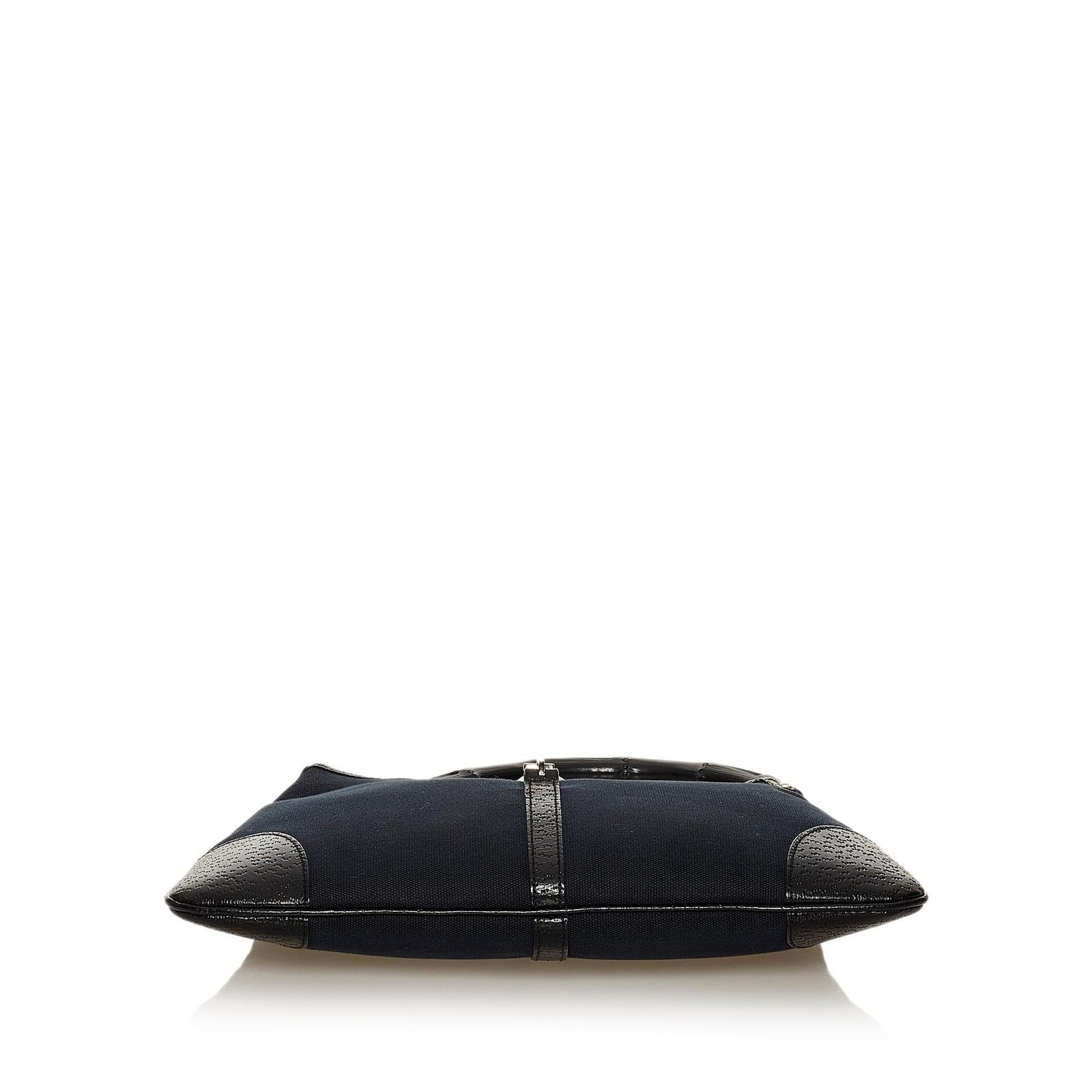 Gucci Bamboo Jackie Canvas Handbag - Image 4