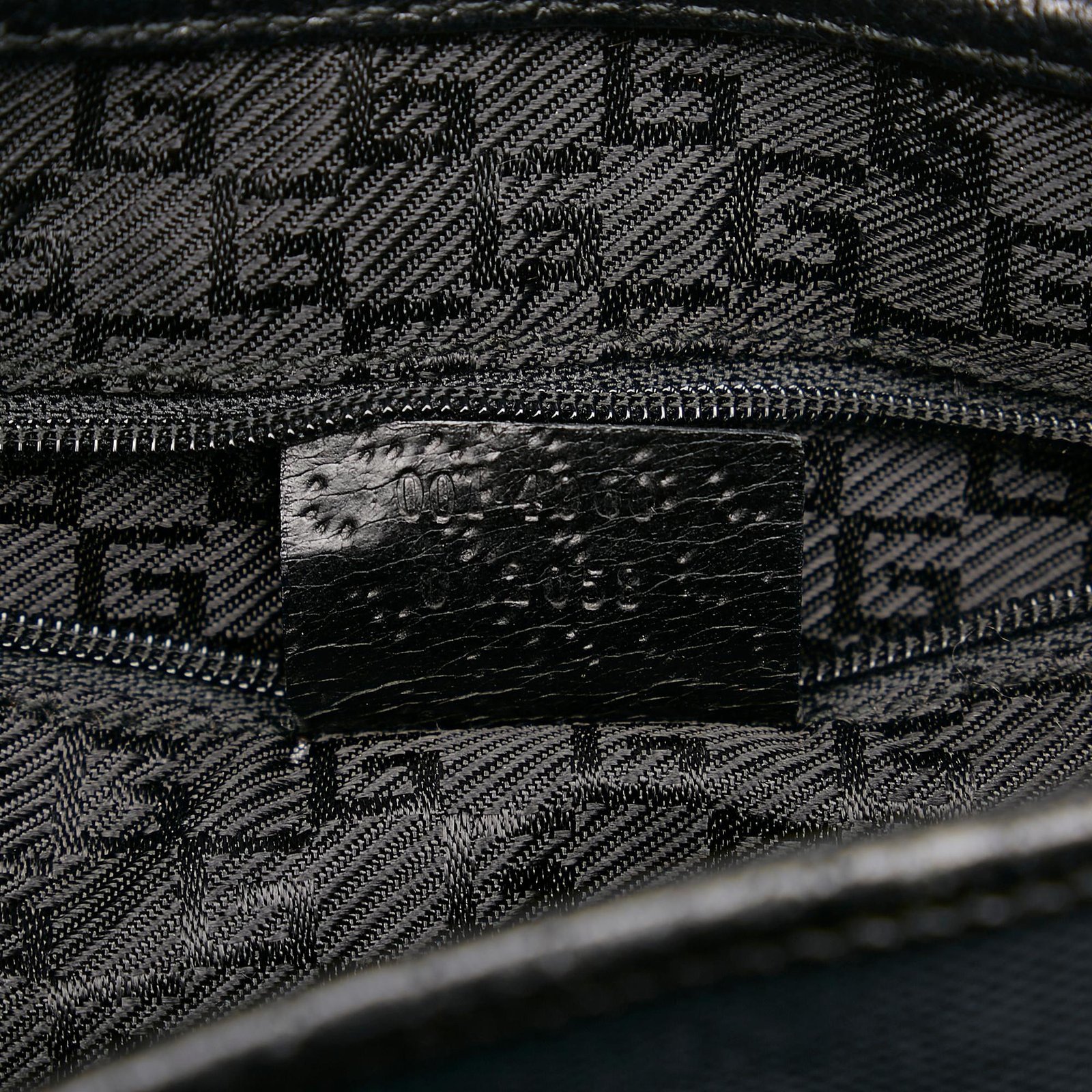 Gucci Bamboo Jackie Canvas Handbag - Image 8