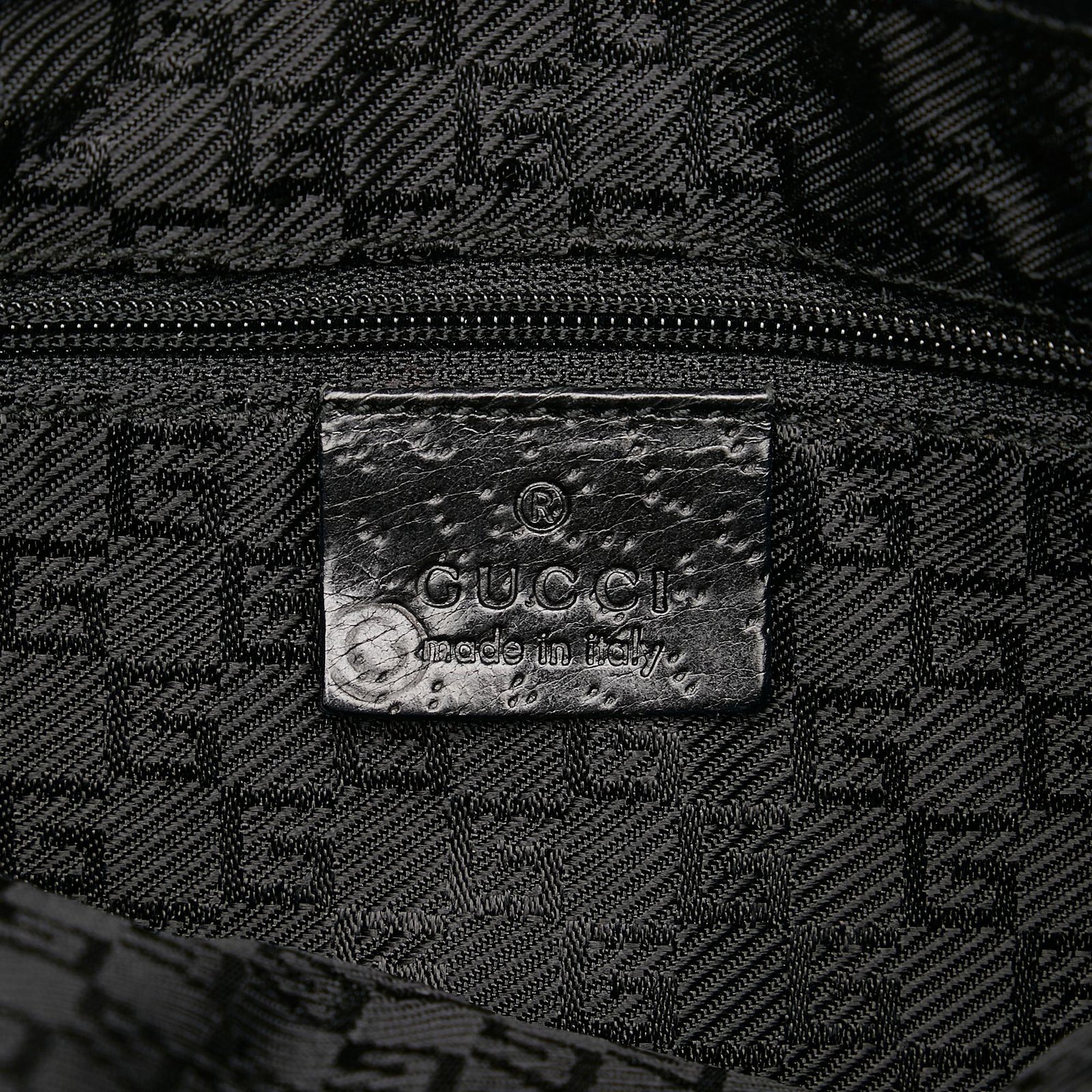 Gucci Bamboo Jackie Canvas Handbag - Image 7