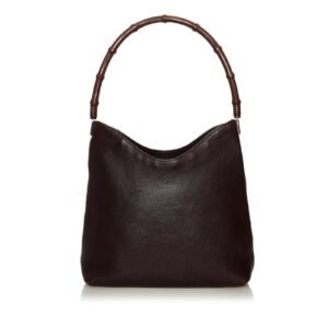 Gucci Bamboo Leather Shoulder Bag