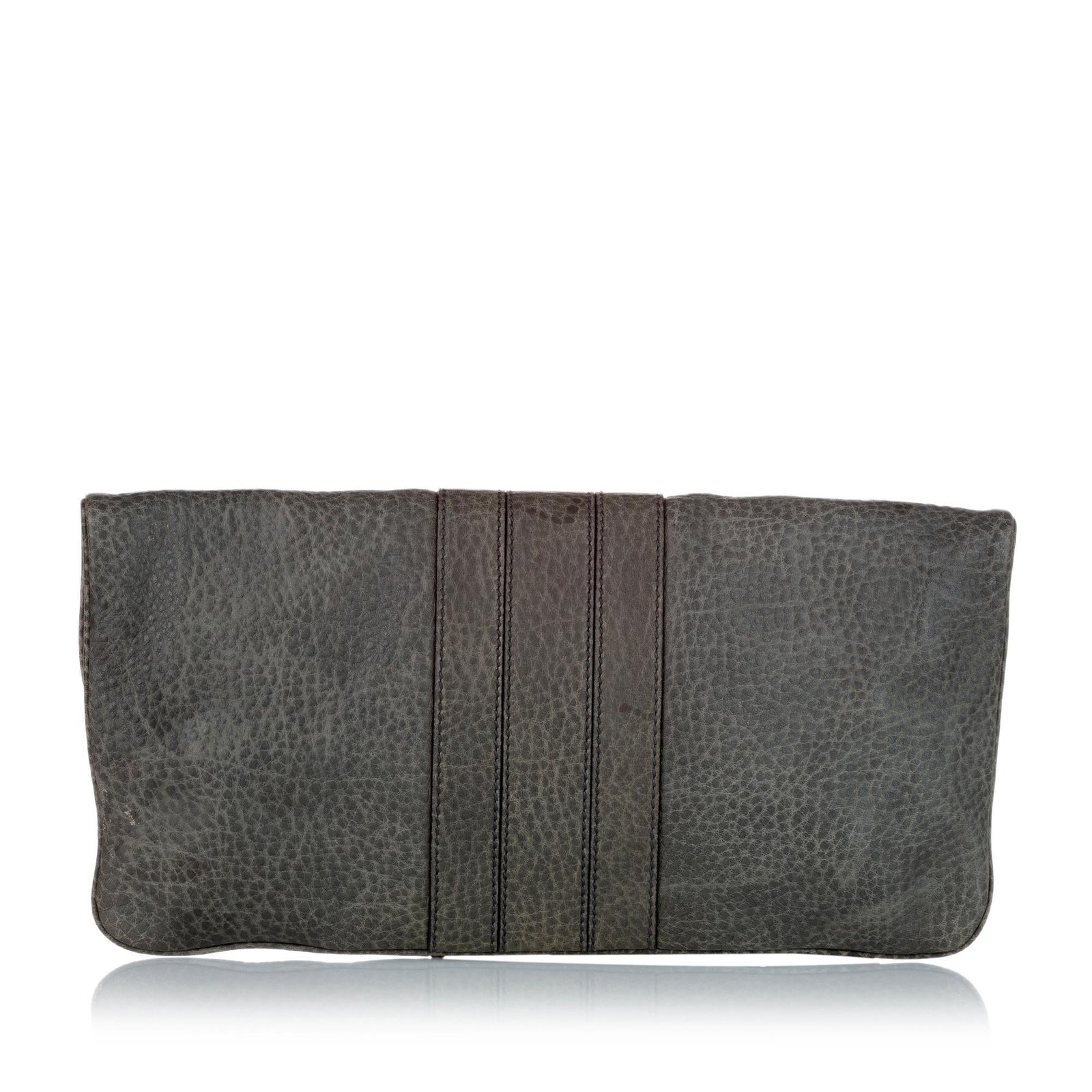 Gucci Bamboo Lucy Leather Clutch Bag - Image 3