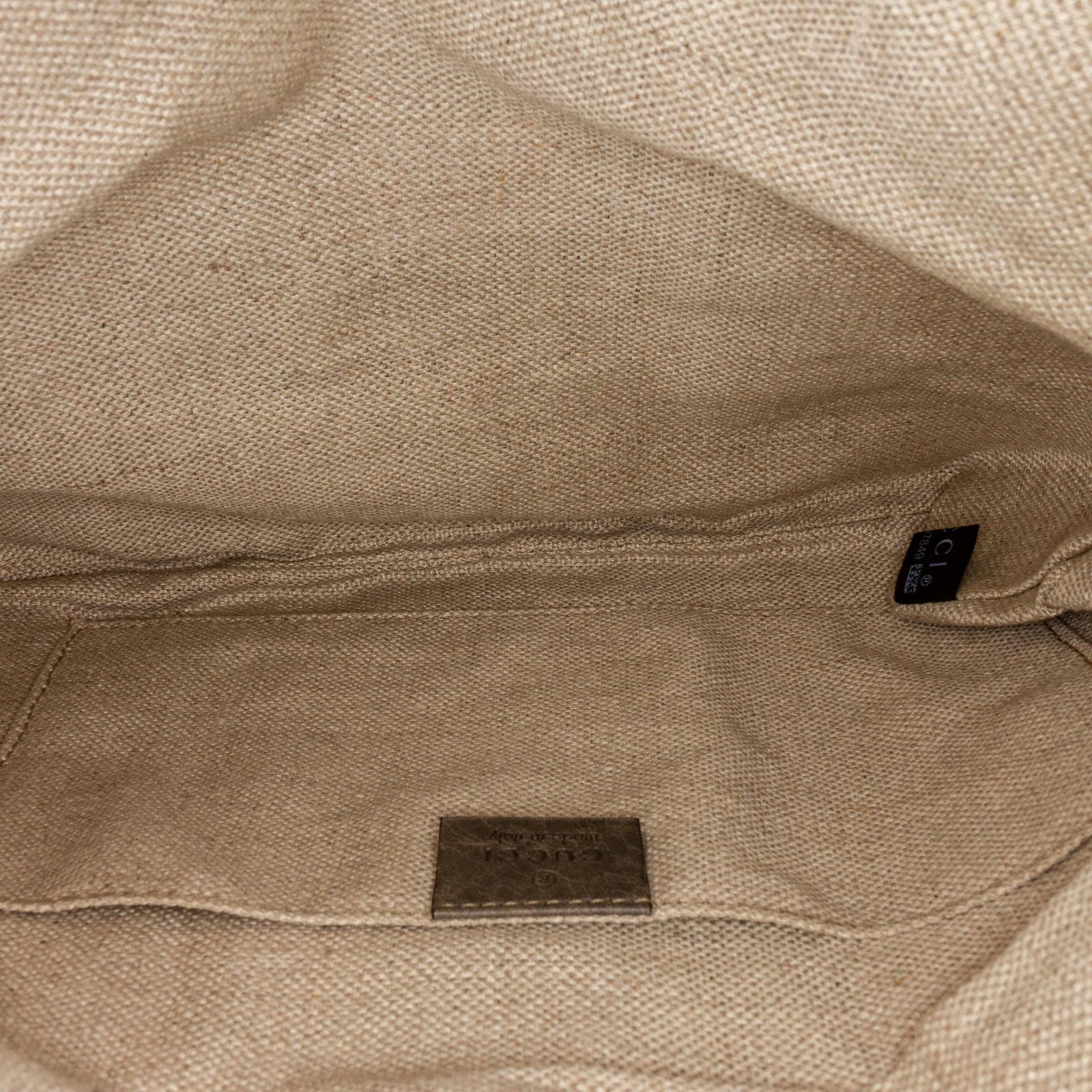 Gucci Bamboo Lucy Leather Clutch Bag - Image 5