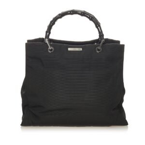 Gucci Bamboo Nylon Handbag