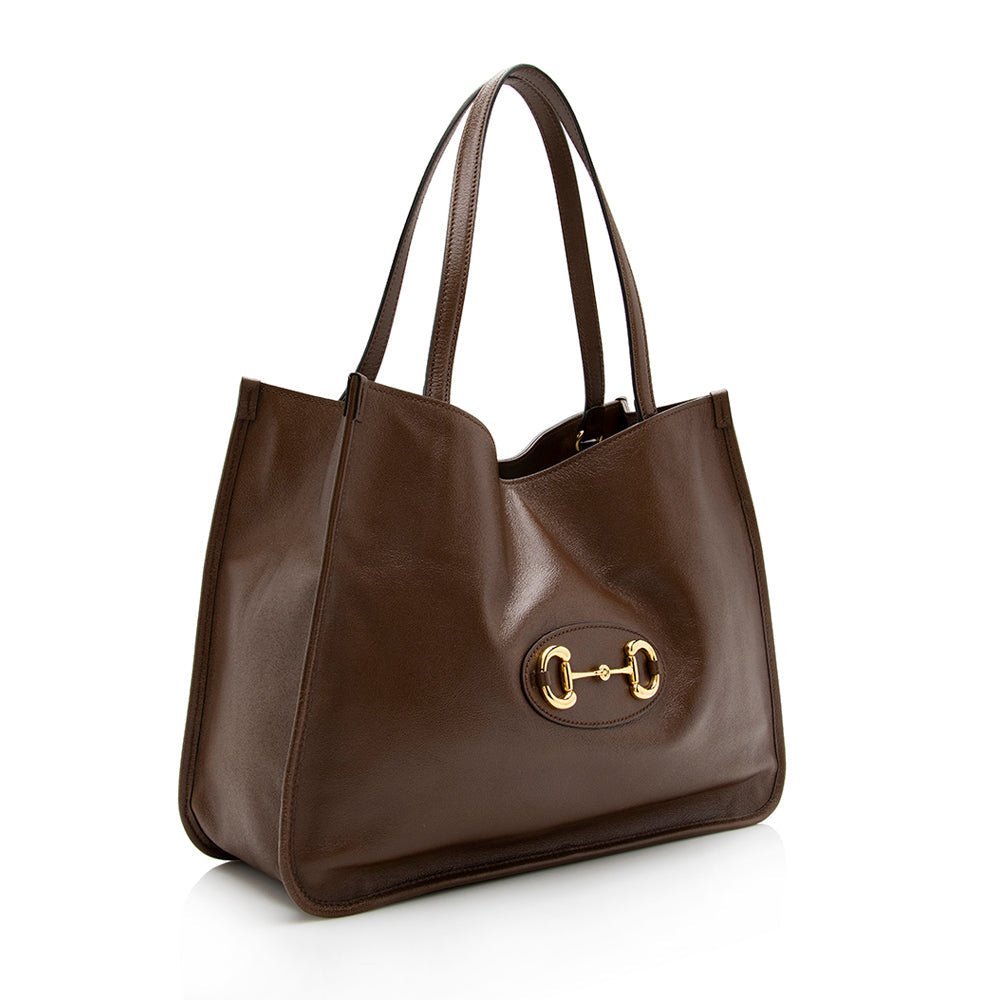 Gucci Calfskin 1955 Horsebit Tote - Image 2