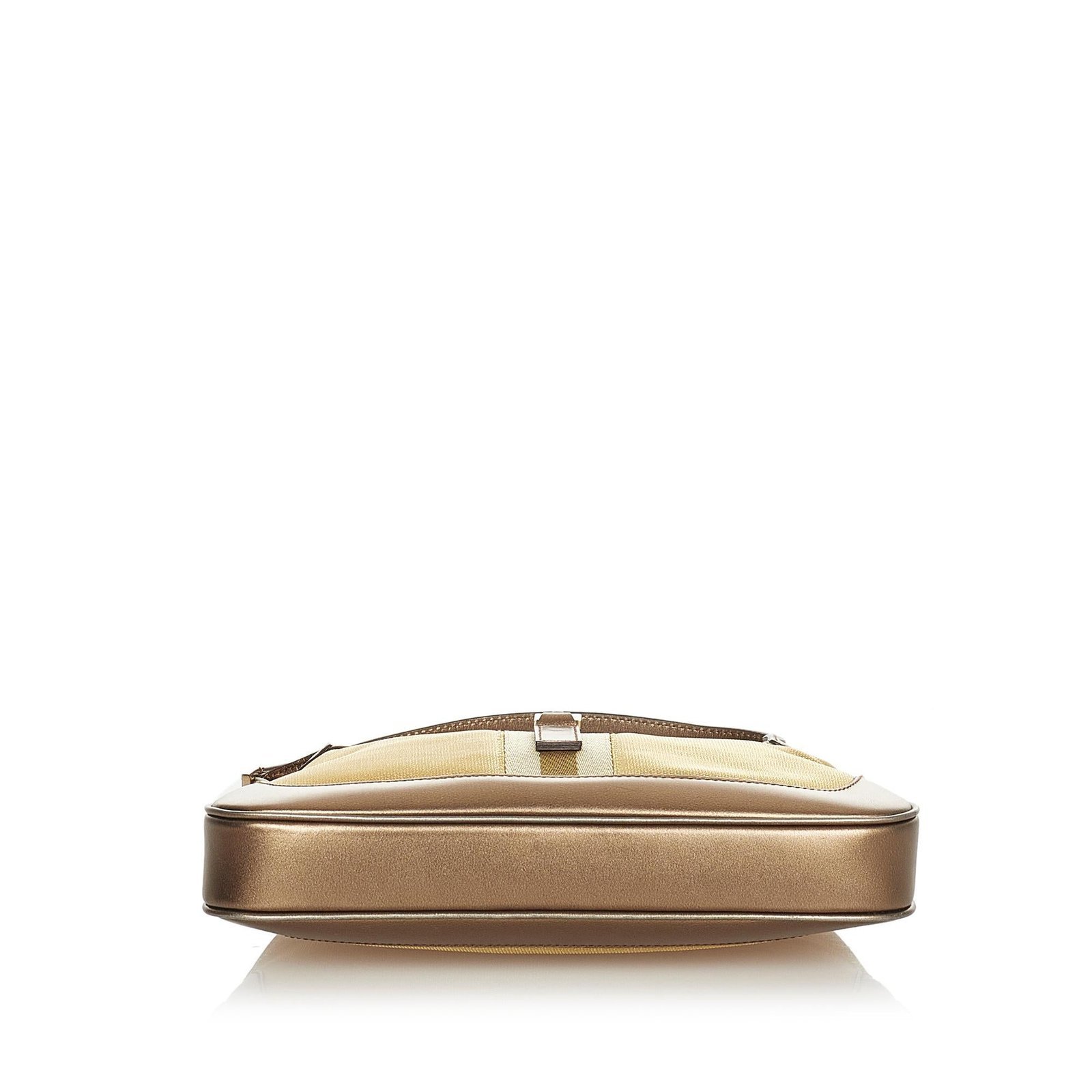 Gucci Canvas Jackie Shoulder Bag - Image 4