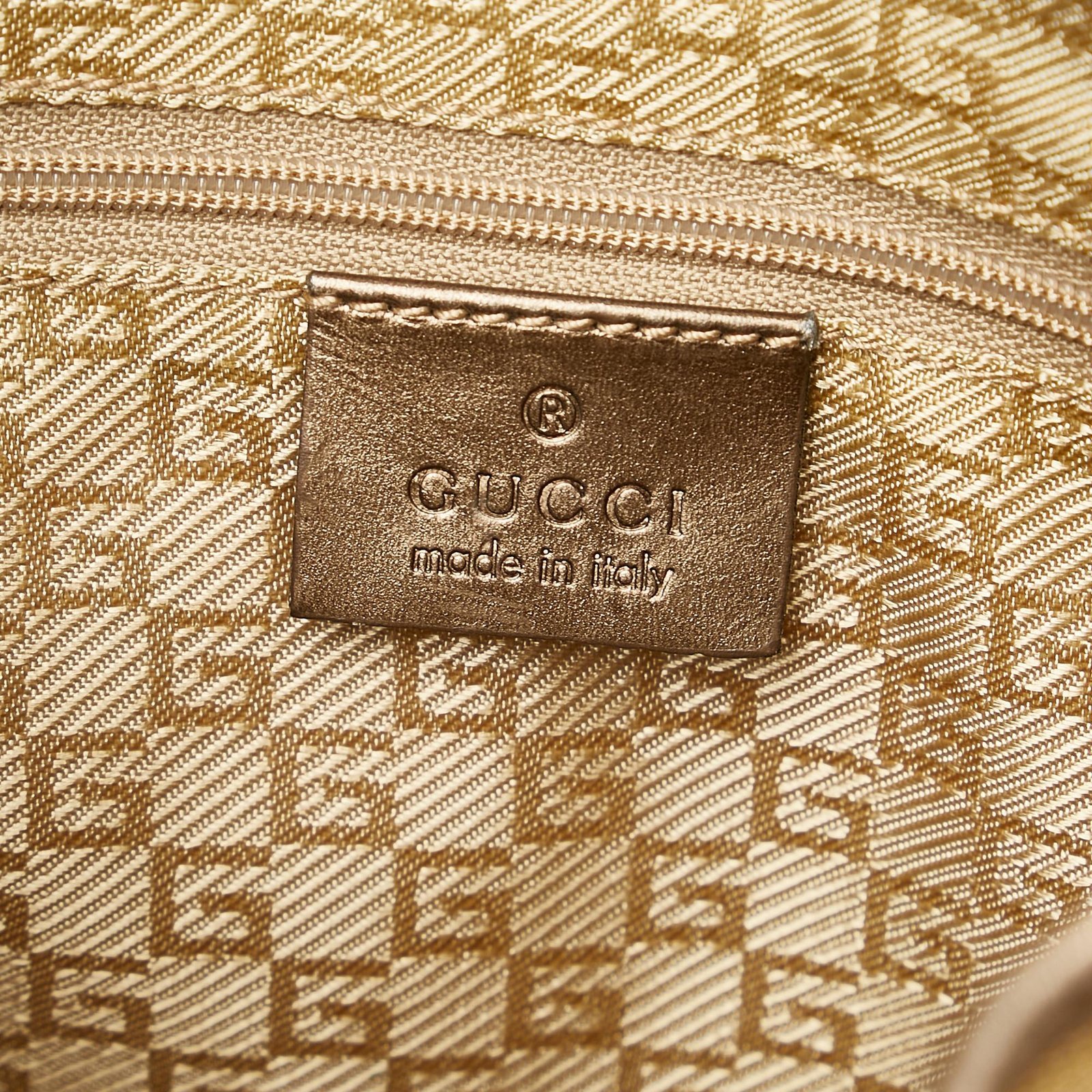 Gucci Canvas Jackie Shoulder Bag - Image 7