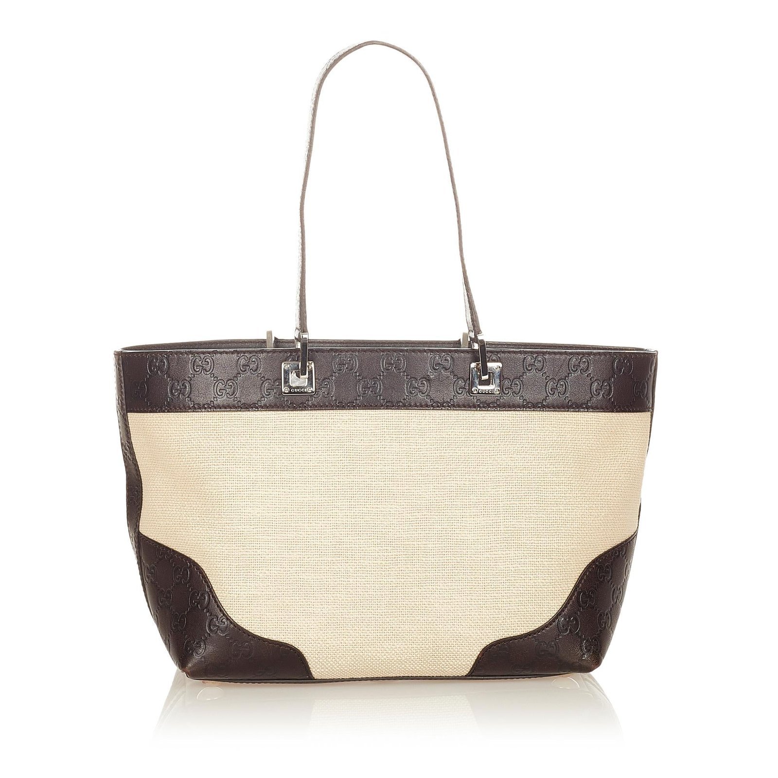 Gucci Canvas Tote Bag - Image 3