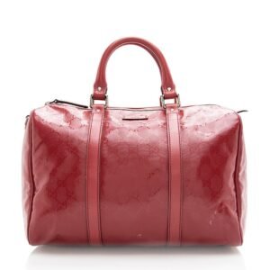 Gucci GG Coated Canvas Joy Medium Boston Bag