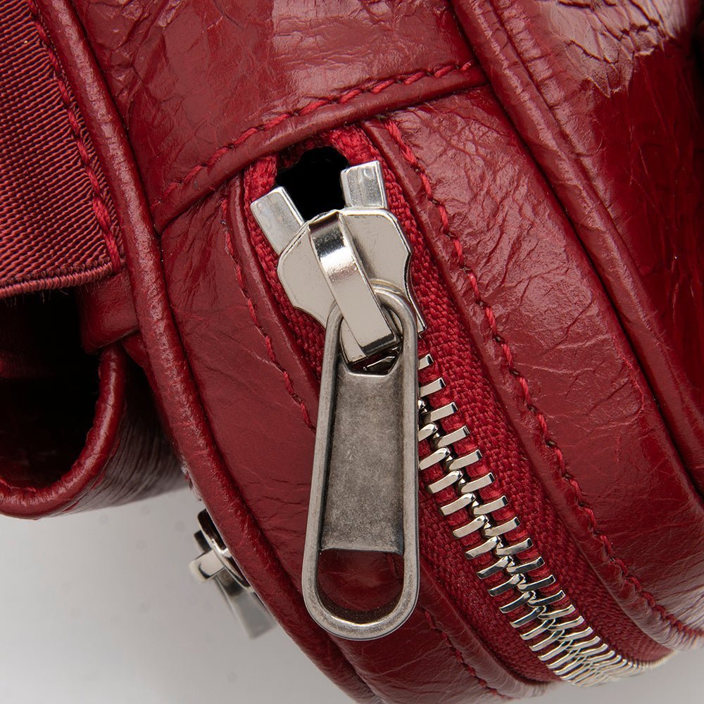 Gucci Cracked Calfskin Morpheus Belt Bag - Size 28 / 70 - Image 10