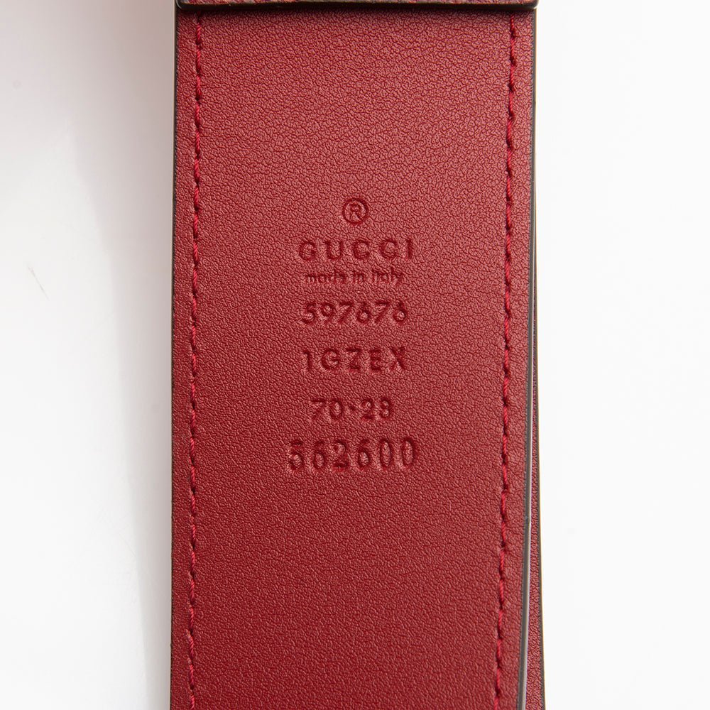 Gucci Cracked Calfskin Morpheus Belt Bag - Size 28 / 70 - Image 9