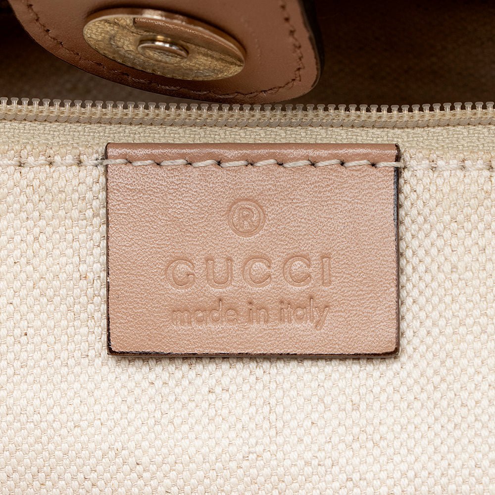 Gucci Diamante Canvas Sukey Medium Tote - Image 8