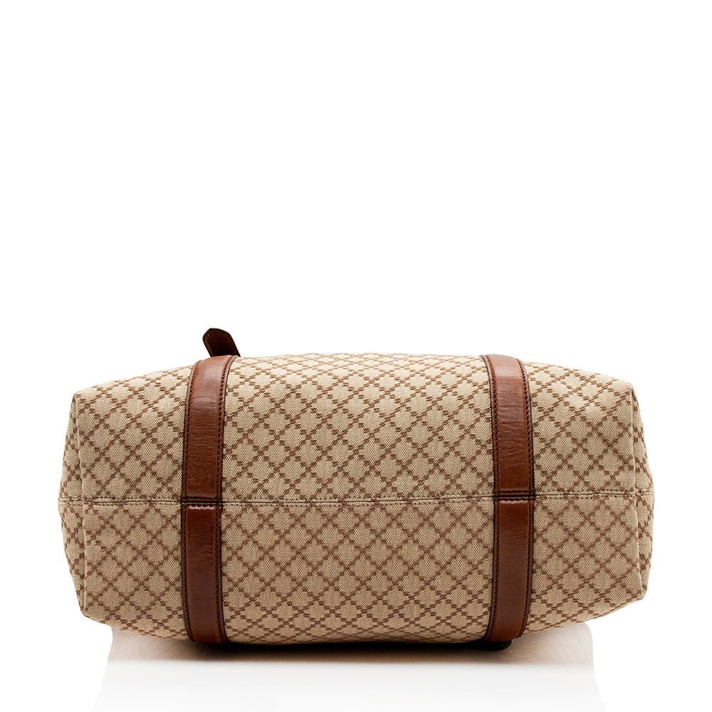 Gucci Diamante Canvas Village Tote - Image 4