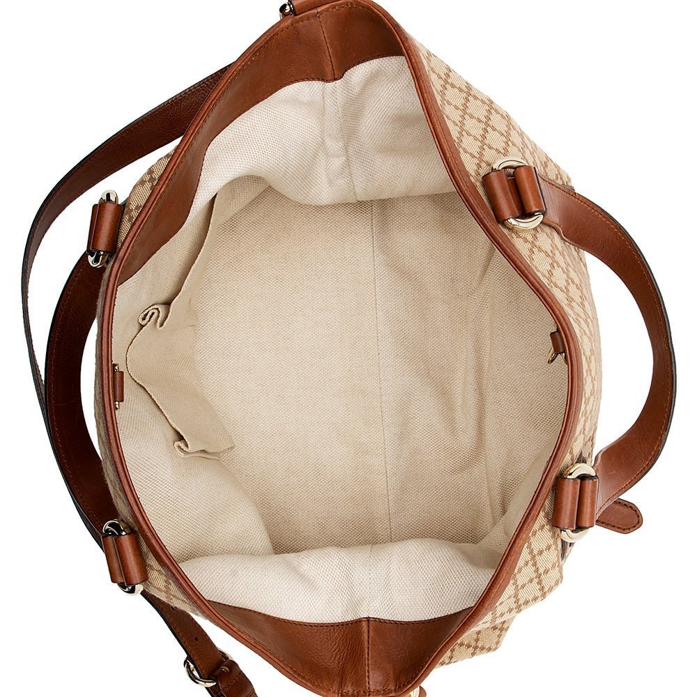 Gucci Diamante Canvas Village Tote - Image 7