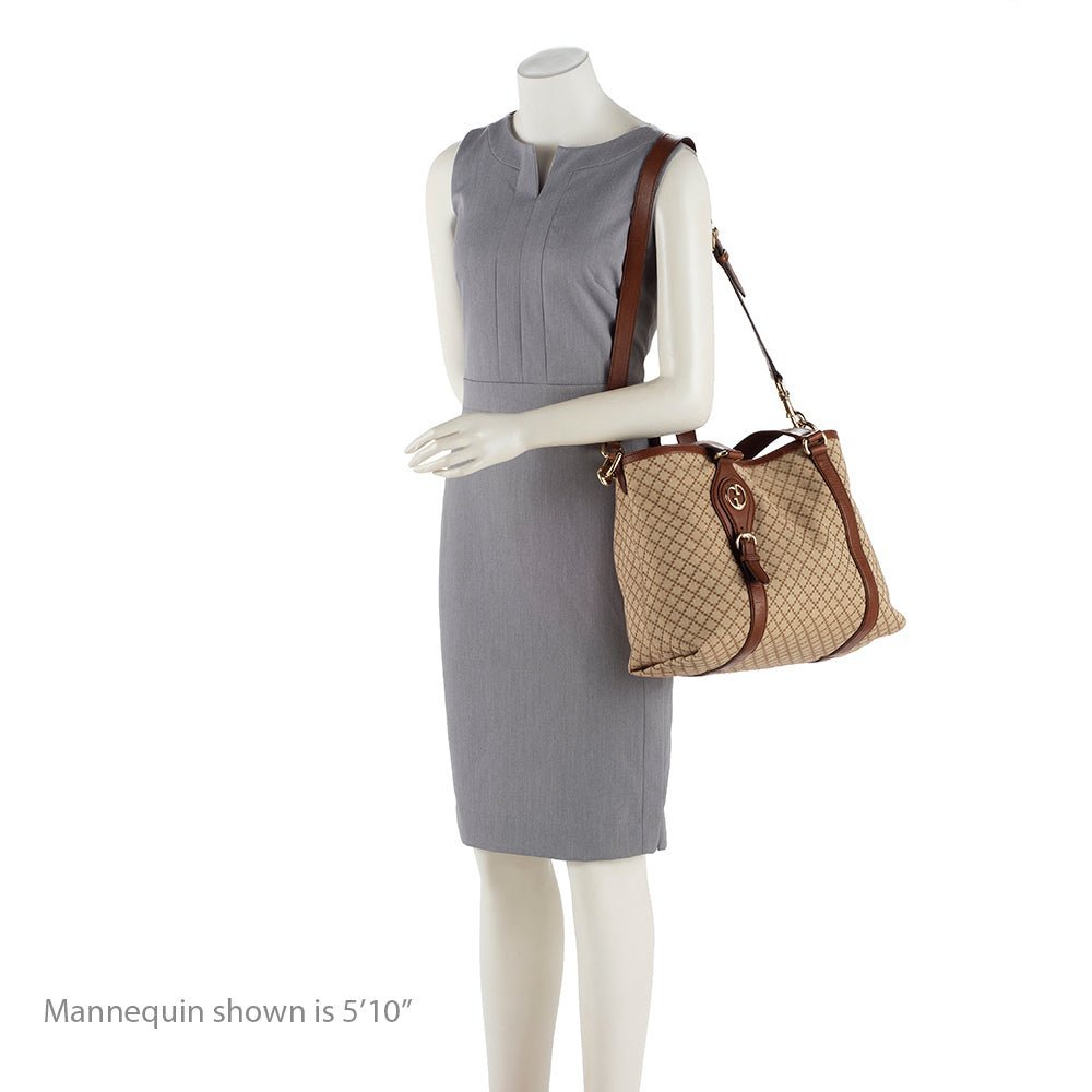 Gucci Diamante Canvas Village Tote - Image 5