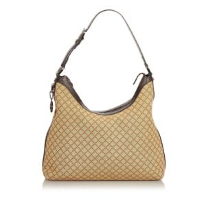 Gucci Diamante Charmy Canvas Shoulder Bag