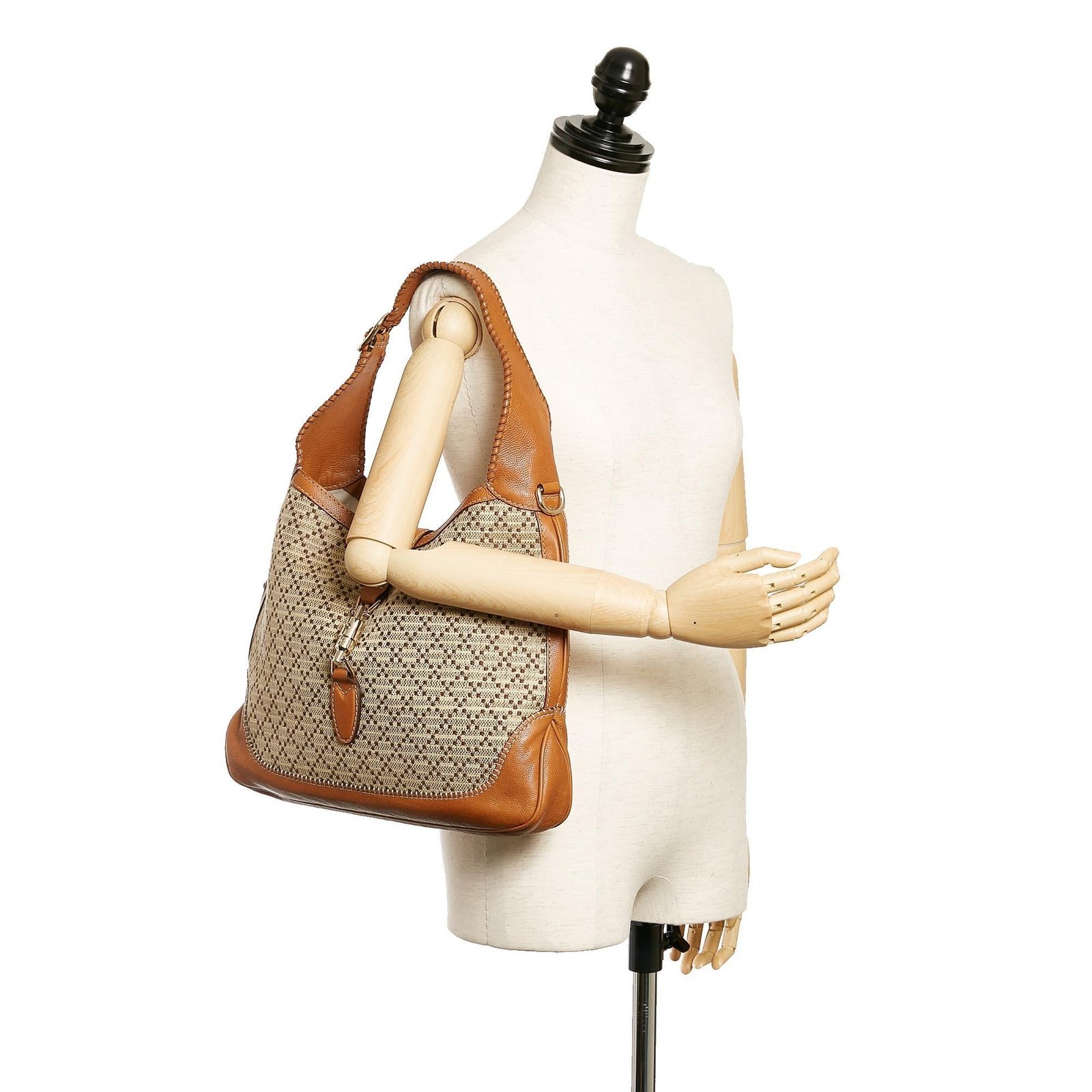 Gucci Diamante New Jackie Tassel Canvas Tote Bag - Image 5