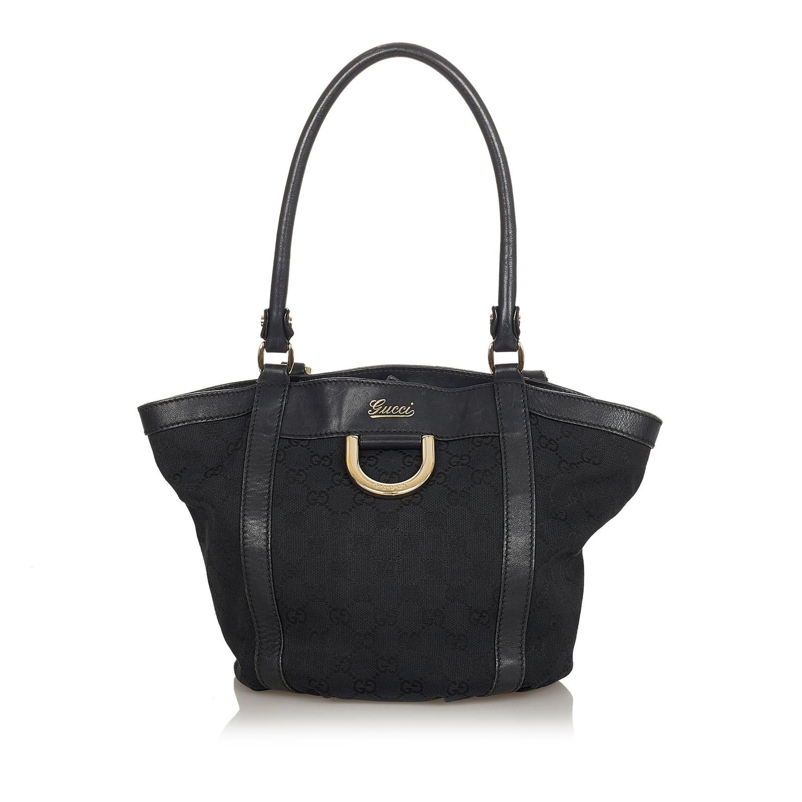 Gucci GG Abbey D-Ring Canvas Tote Bag