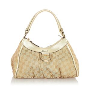 Gucci GG Canvas Abbey D-Ring Shoulder Bag
