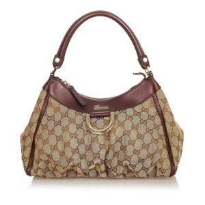 Gucci GG Canvas Abbey D-Ring Shoulder Bag