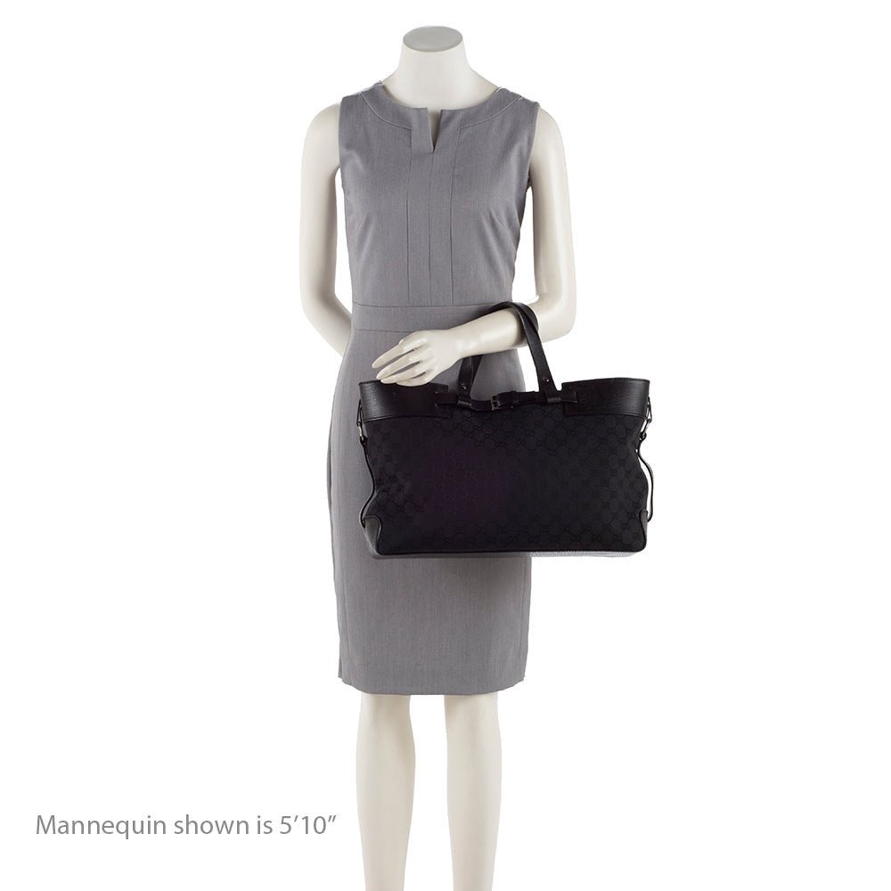 Gucci GG Canvas Belted Tote - Image 5