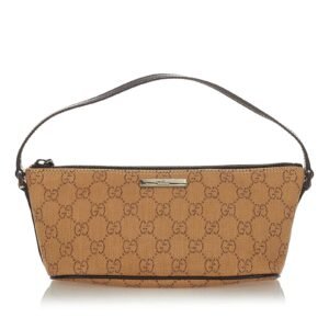 Gucci GG Canvas Boat Baguette