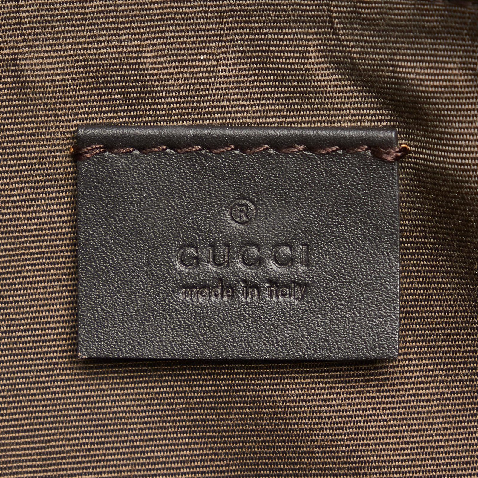 Gucci GG Canvas Boat Baguette - Image 7