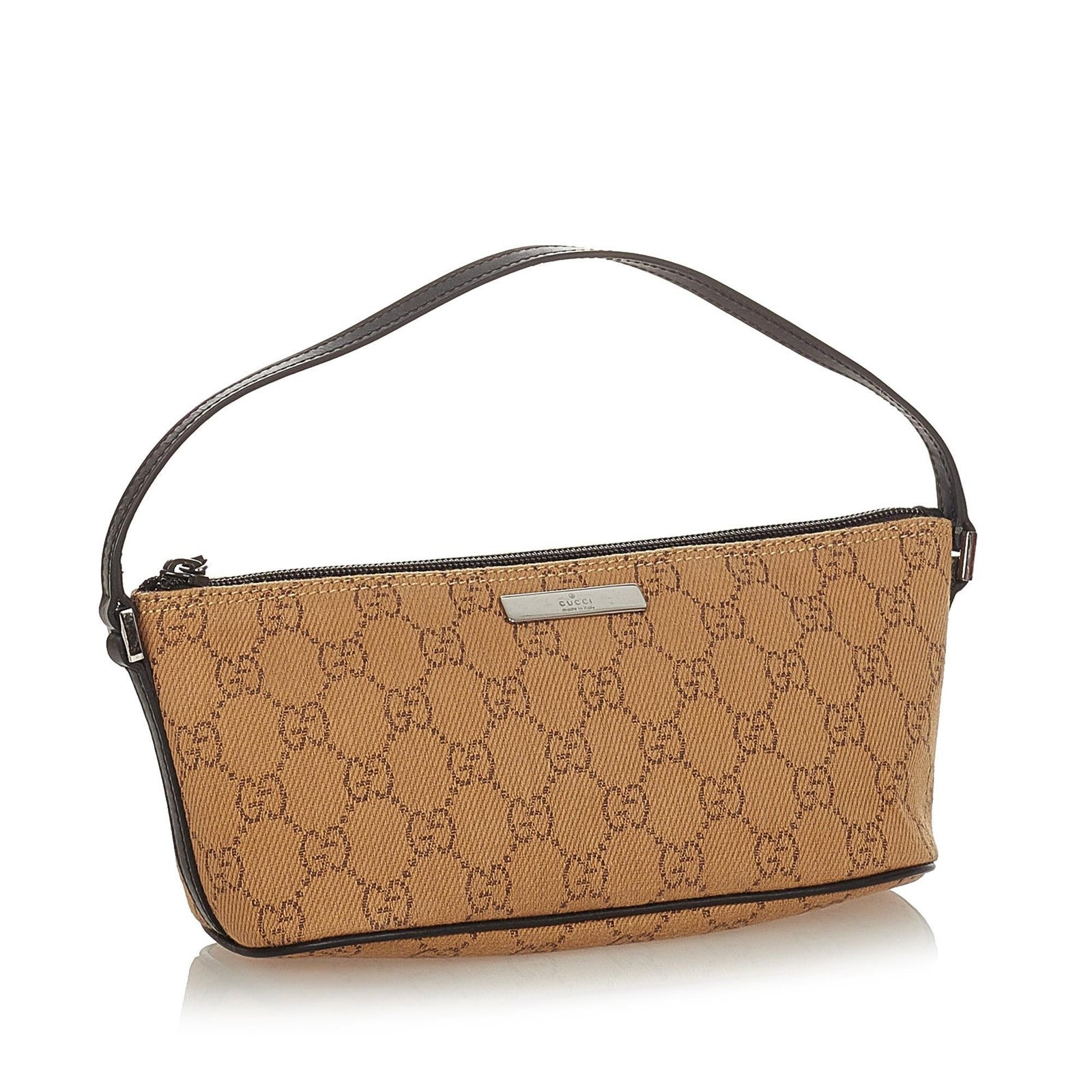 Gucci GG Canvas Boat Baguette - Image 2