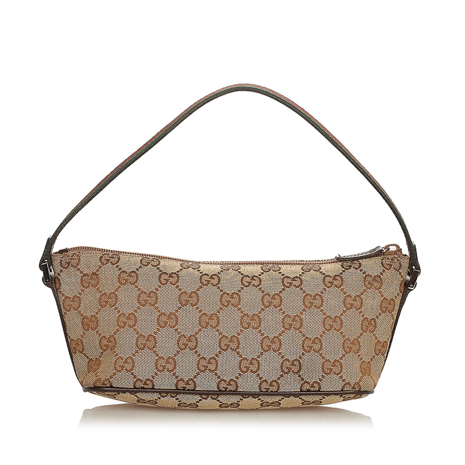 Gucci GG Canvas Boat Baguette - Image 3