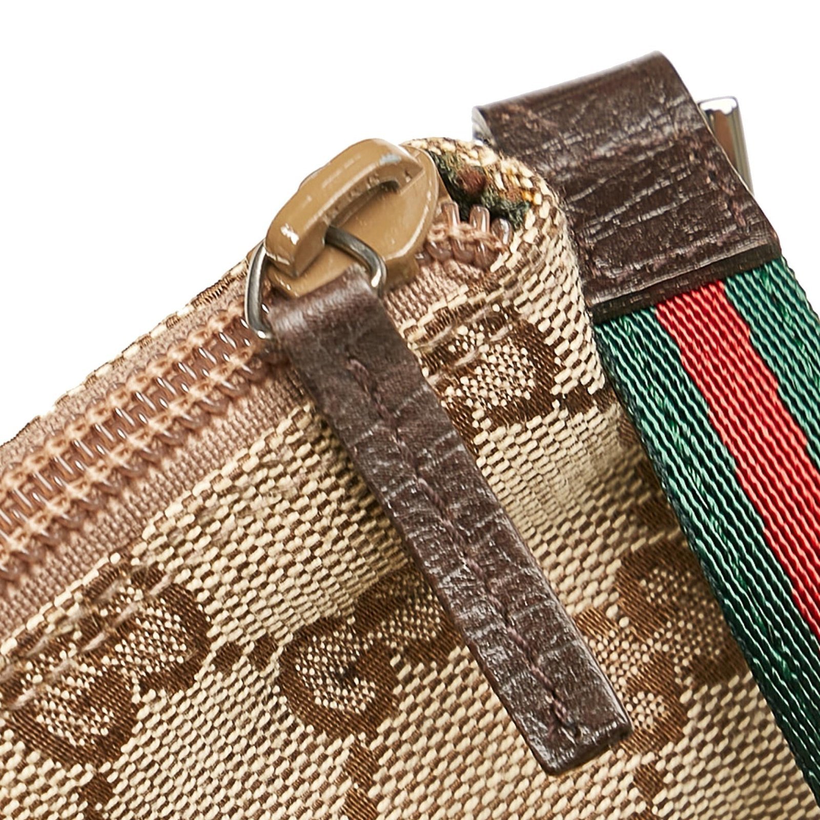 Gucci GG Canvas Boat Baguette - Image 10