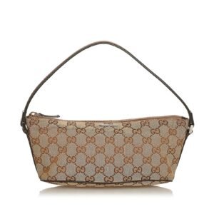 Gucci GG Canvas Boat Baguette