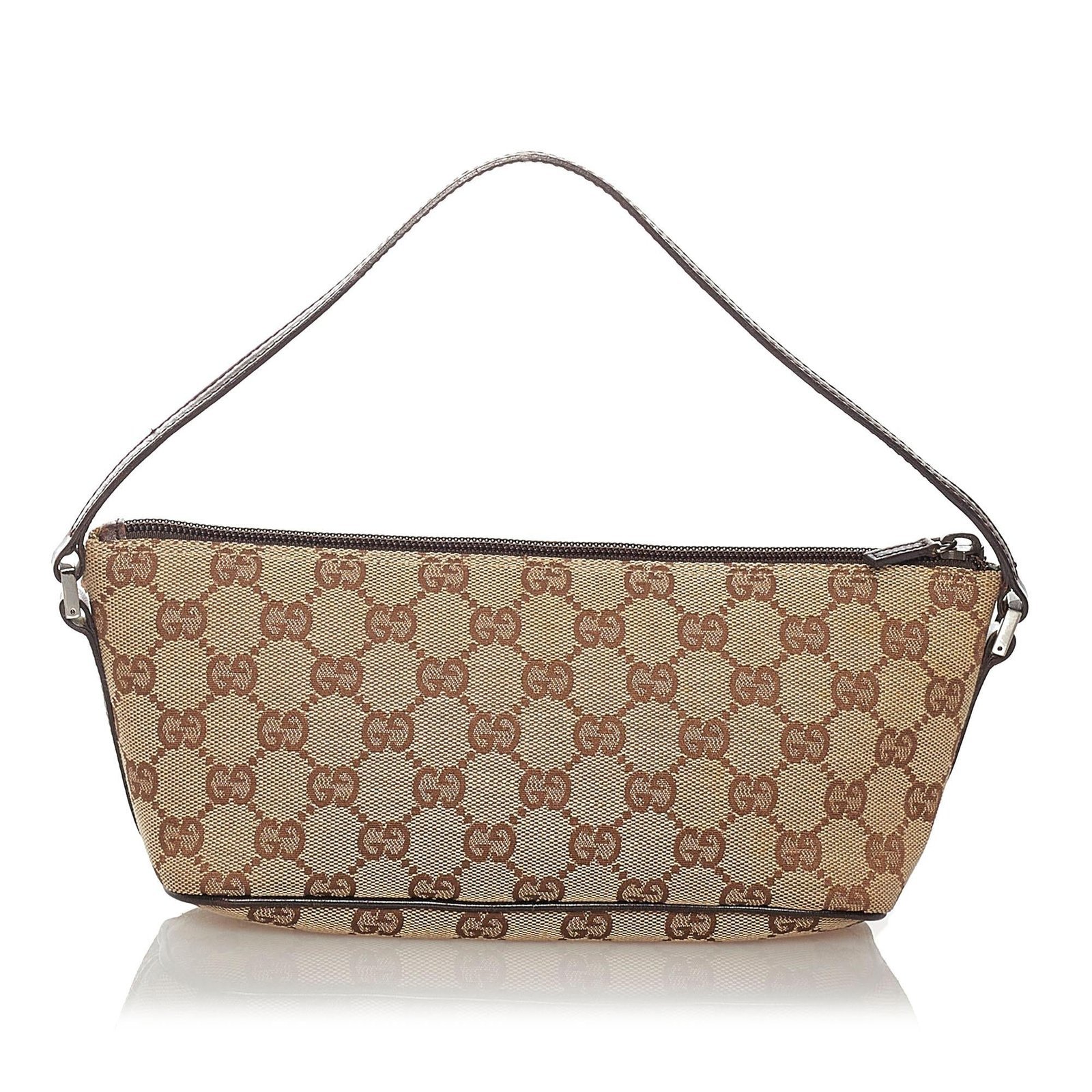Gucci GG Canvas Boat Baguette - Image 3