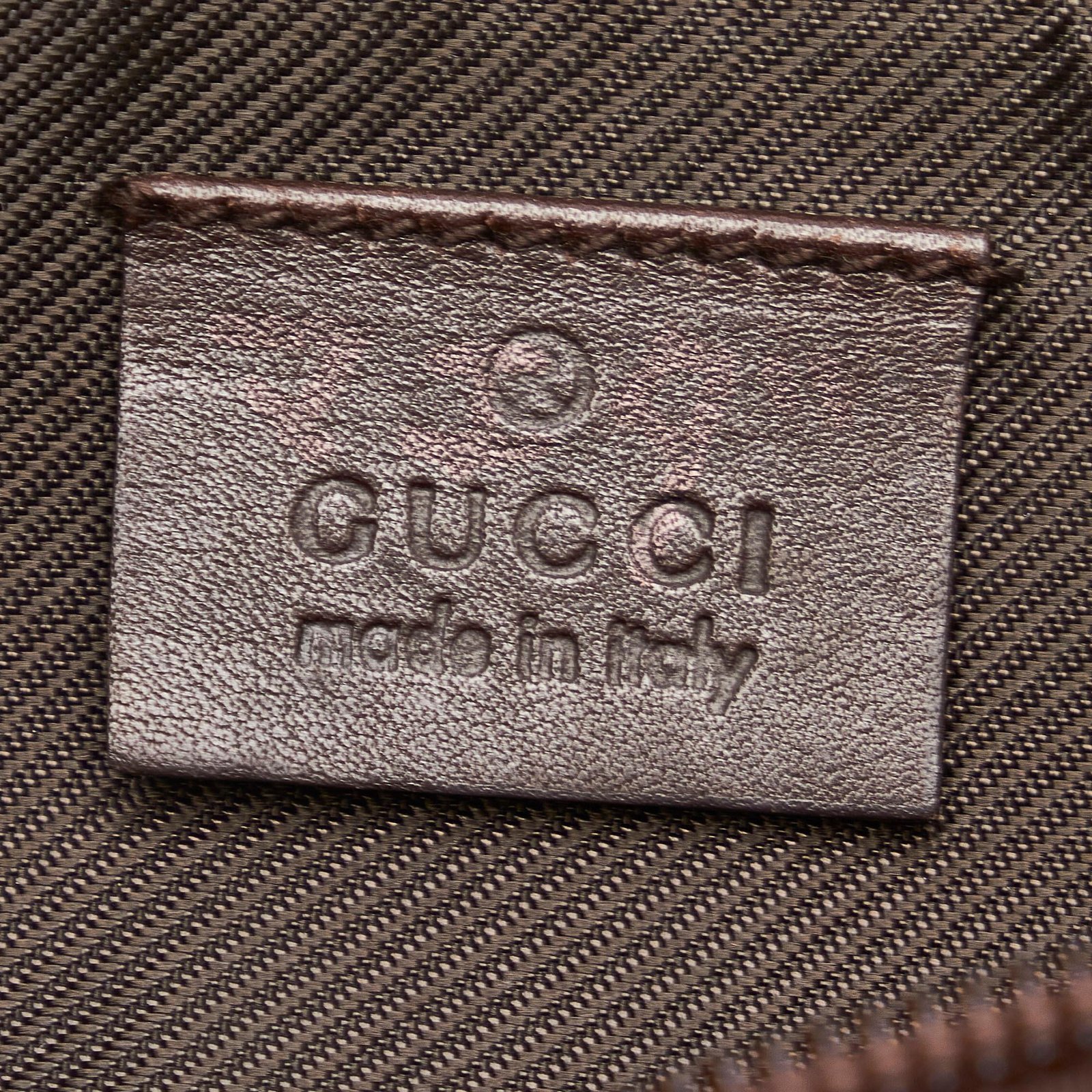 Gucci GG Canvas Boat Baguette - Image 7