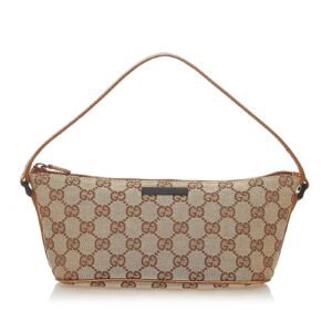 Gucci GG Canvas Boat Baguette