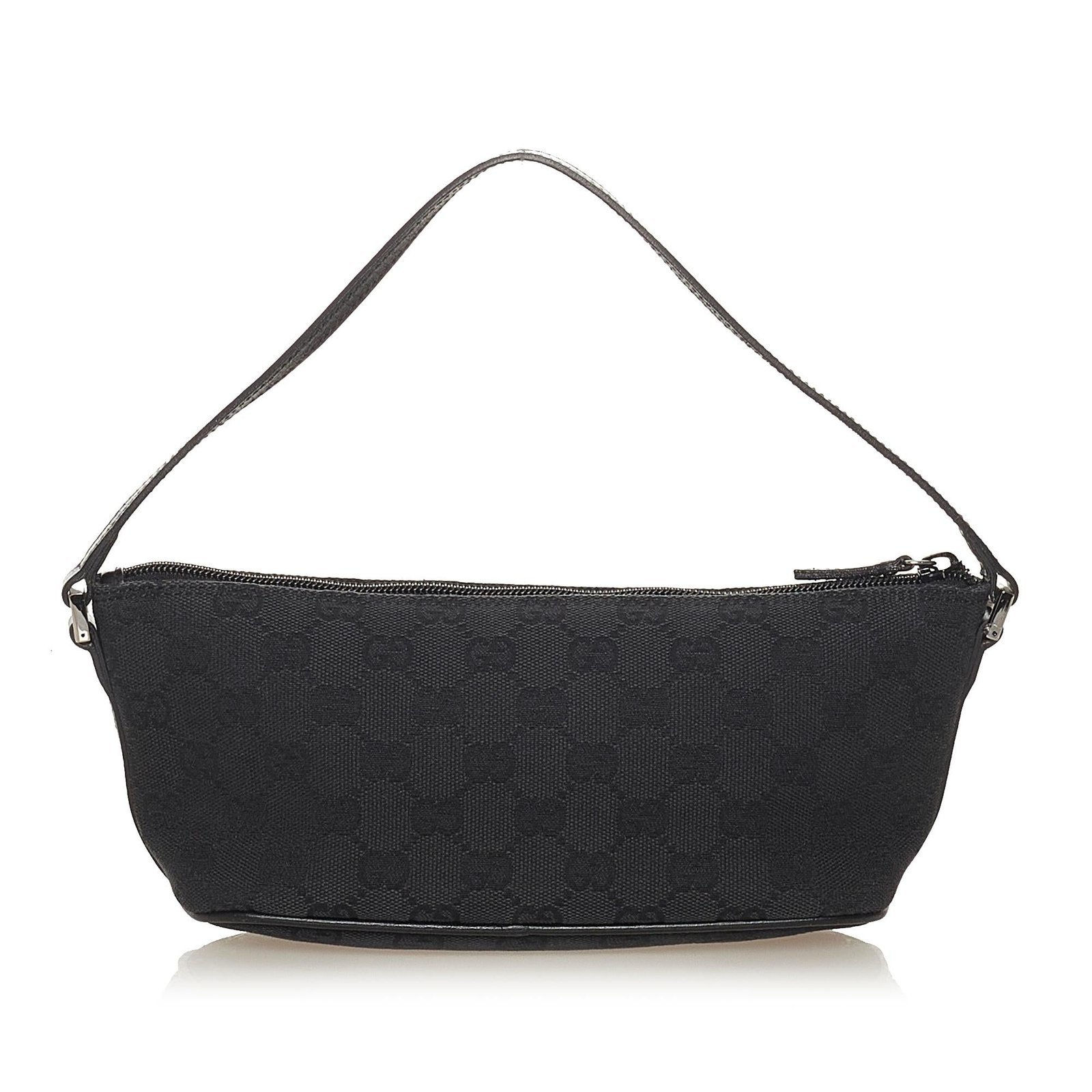 Gucci GG Canvas Boat Baguette - Image 3