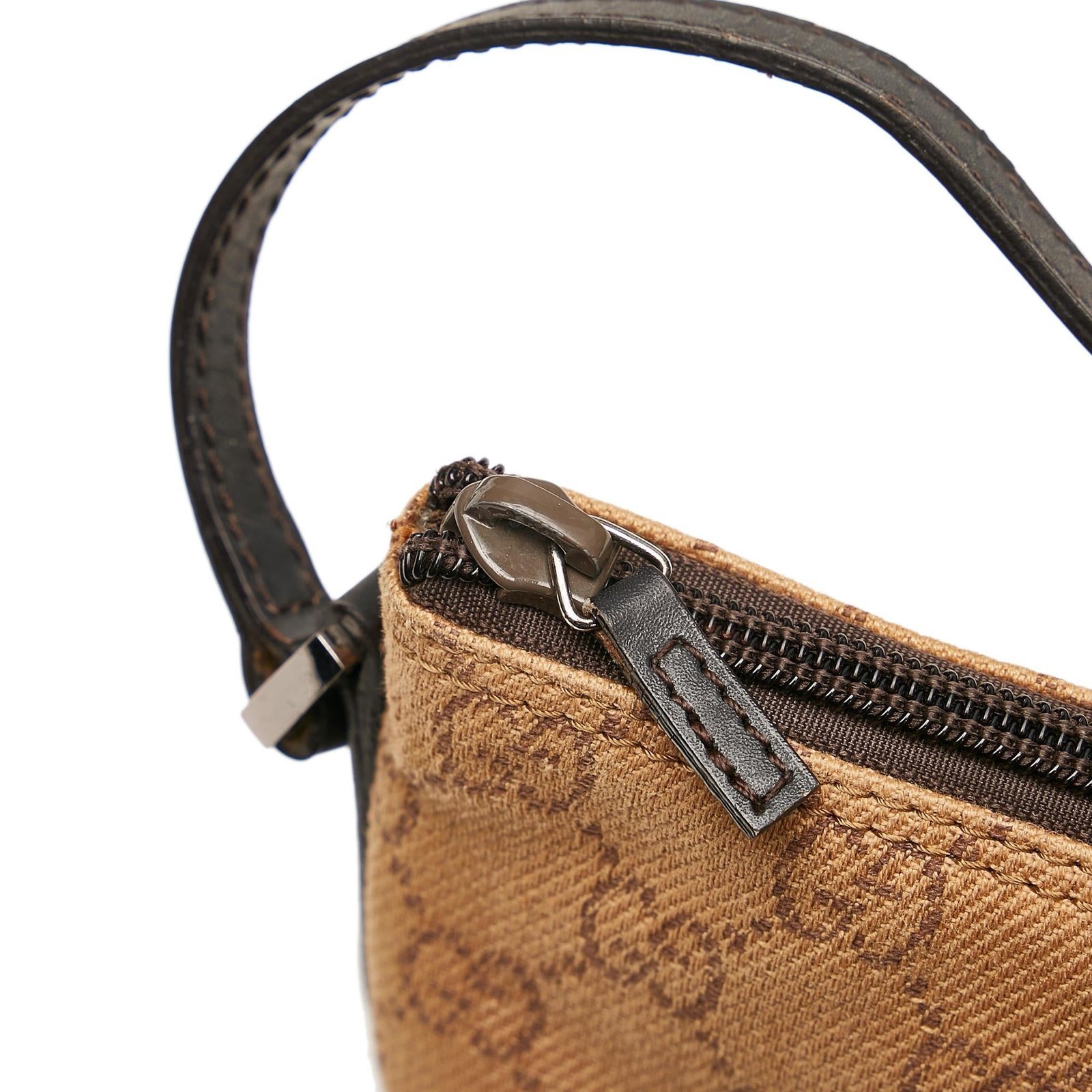 Gucci GG Canvas Boat Baguette - Image 9