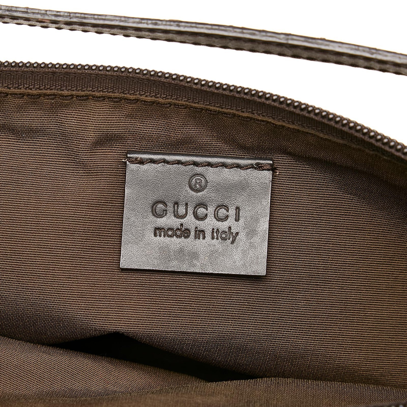 Gucci GG Canvas Boat Baguette - Image 7