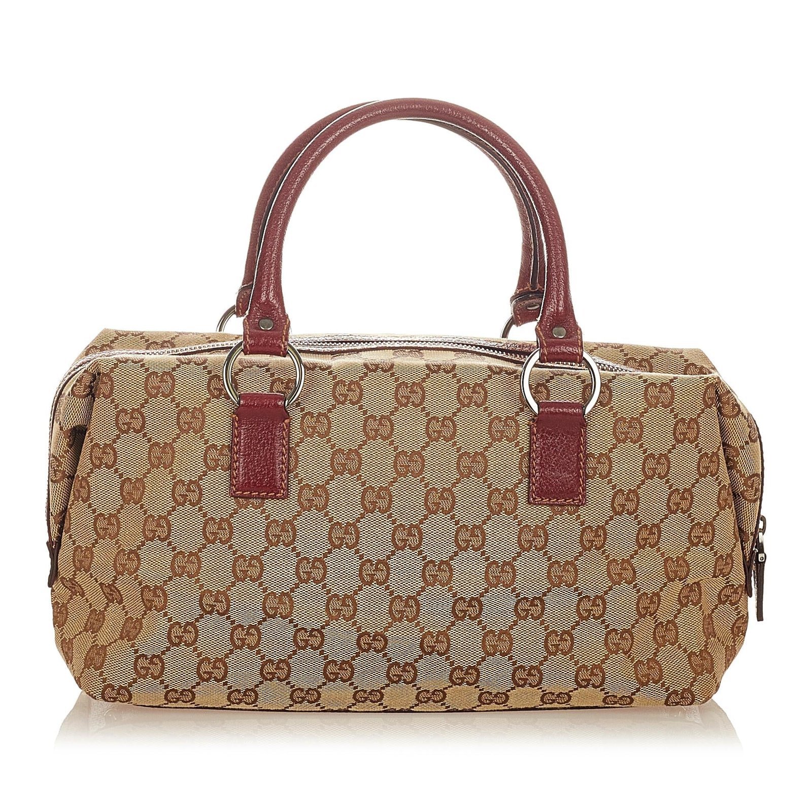 Gucci GG Canvas Boston Bag - Image 3