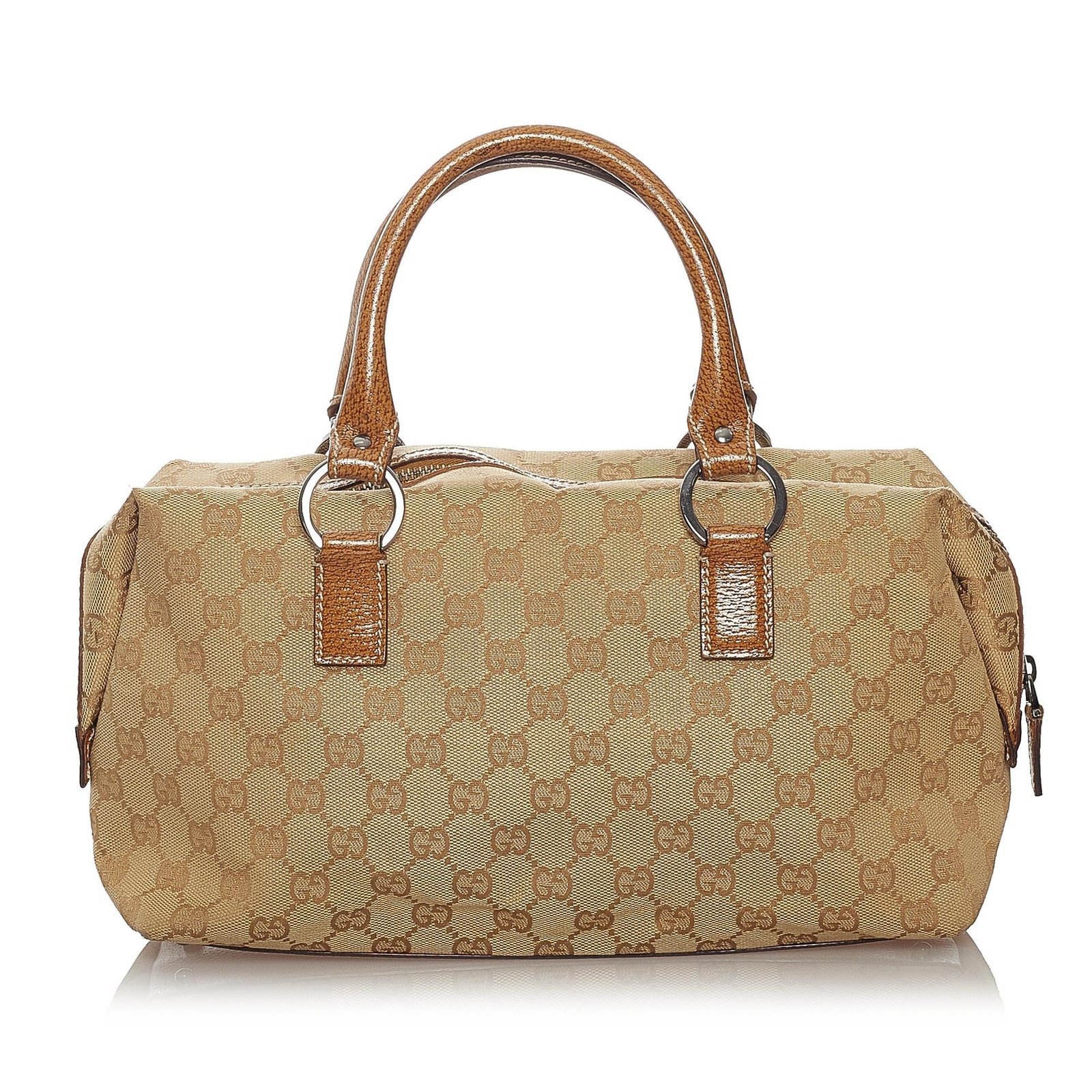 Gucci GG Canvas Boston Bag - Image 3