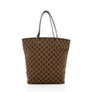 Gucci GG Canvas Bucket Large Tote