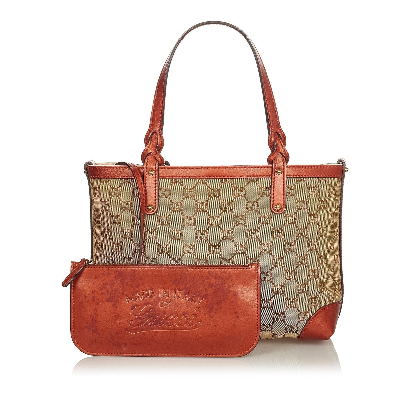 Gucci GG Canvas Craft Tote Bag - Image 5