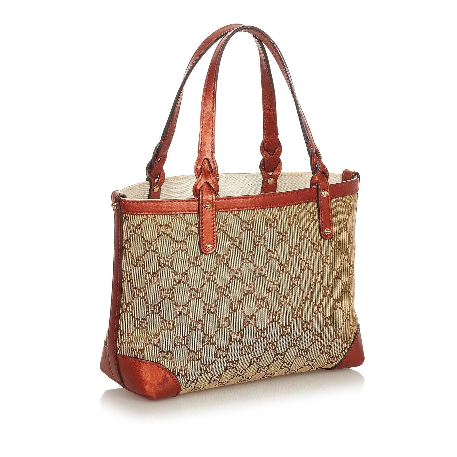 Gucci GG Canvas Craft Tote Bag - Image 2