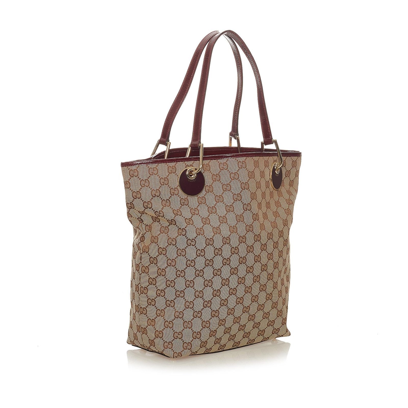 Gucci GG Canvas Eclipse Tote Bag - Image 2