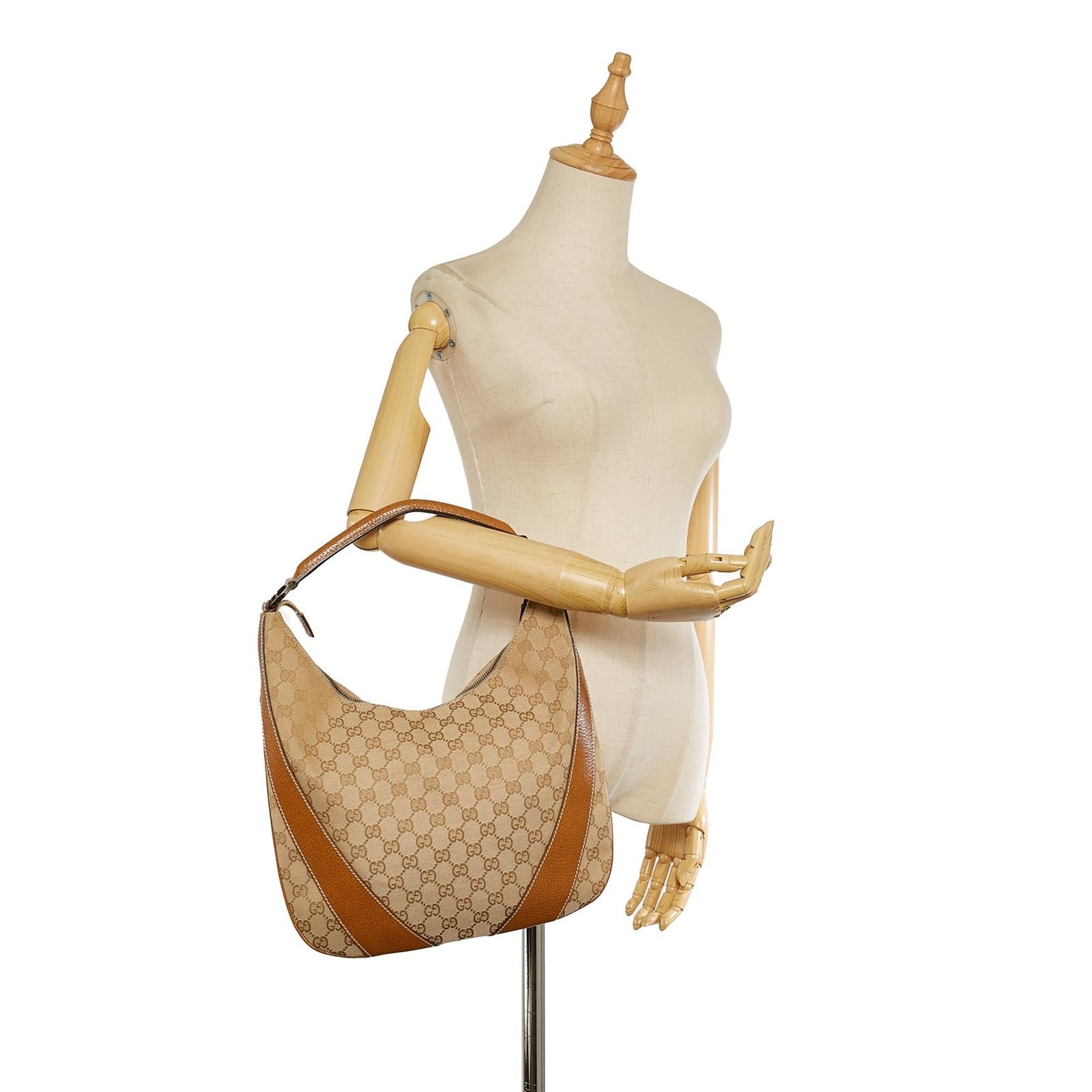 Gucci GG Canvas Hobo Bag - Image 5