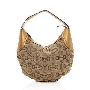 Gucci GG Canvas Horsebit Glam Hobo - FINAL SALE